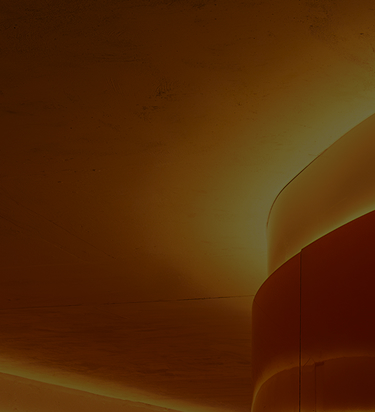 Brightly lighted Bustang entryway