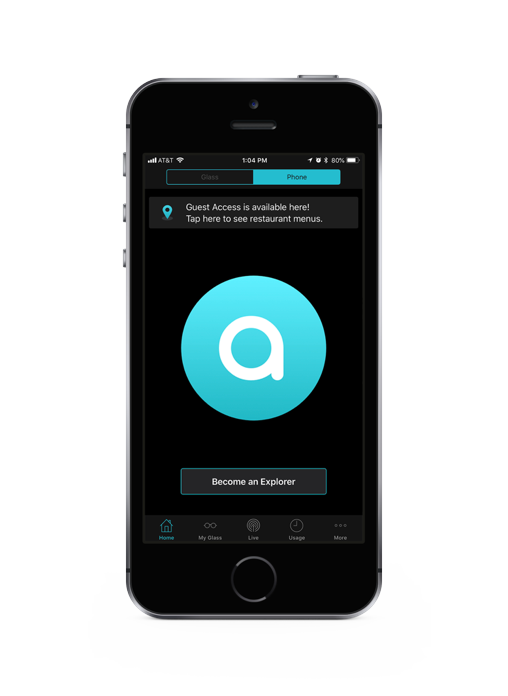 Aira Explorer app displayed on a phone